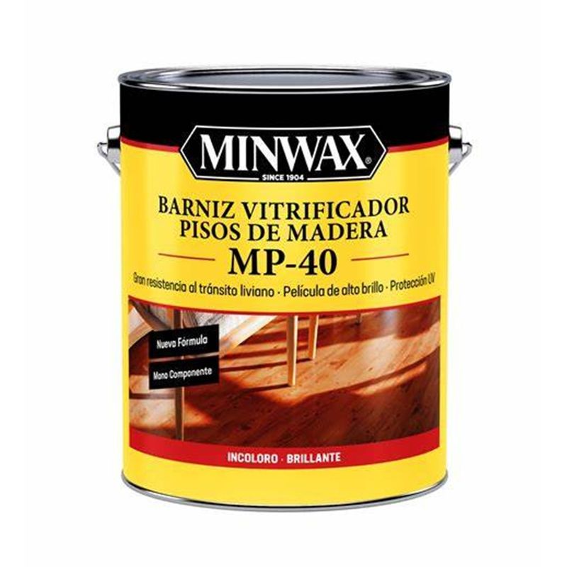 SHERWIN WILLIAMS - Barniz Vitrificante Pisos De Madera MP40 Galon