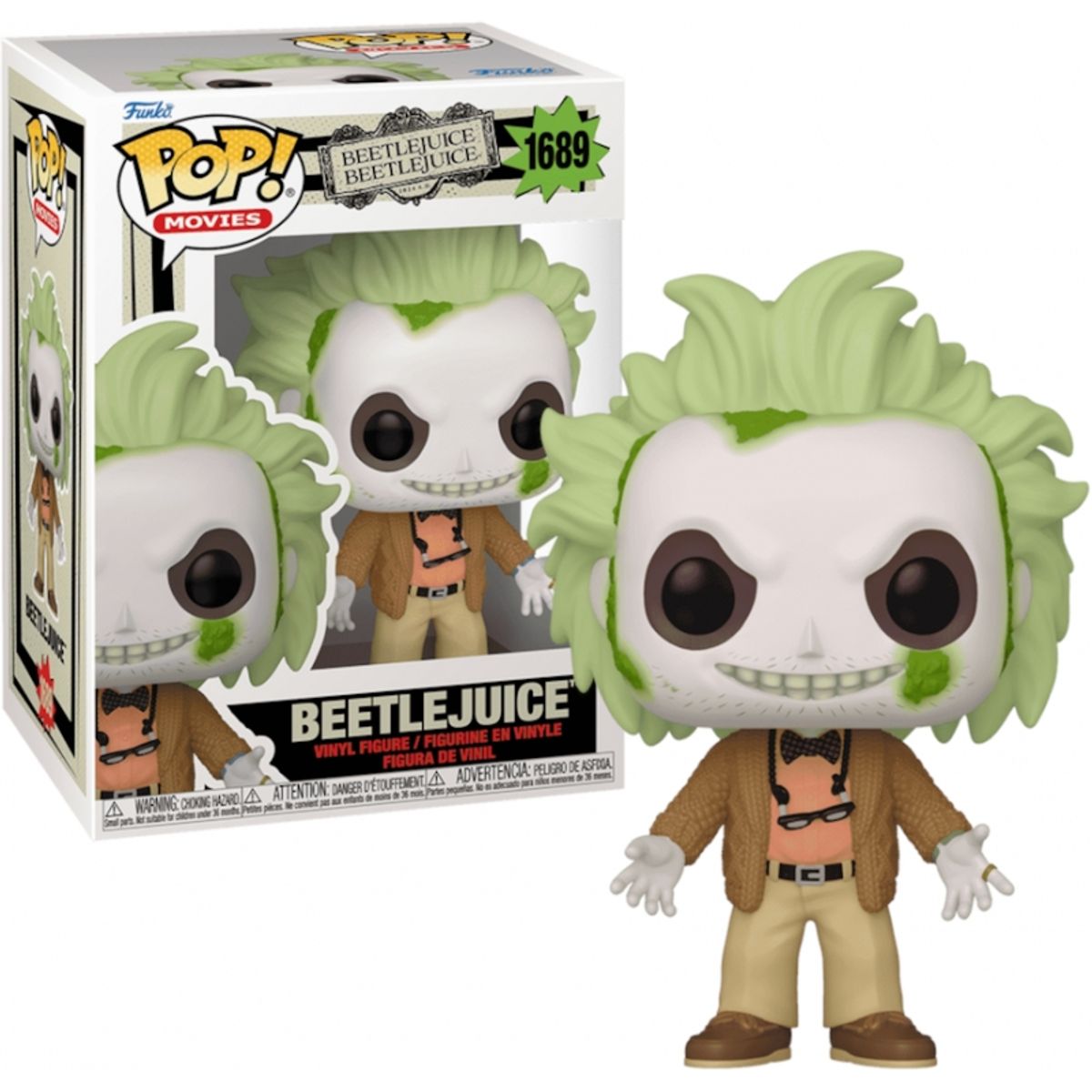 FUNKO - FUNKO 82653 POP MOVIES BEETLEJUICE 2 BEETLEJUICE IN CARDIGAN