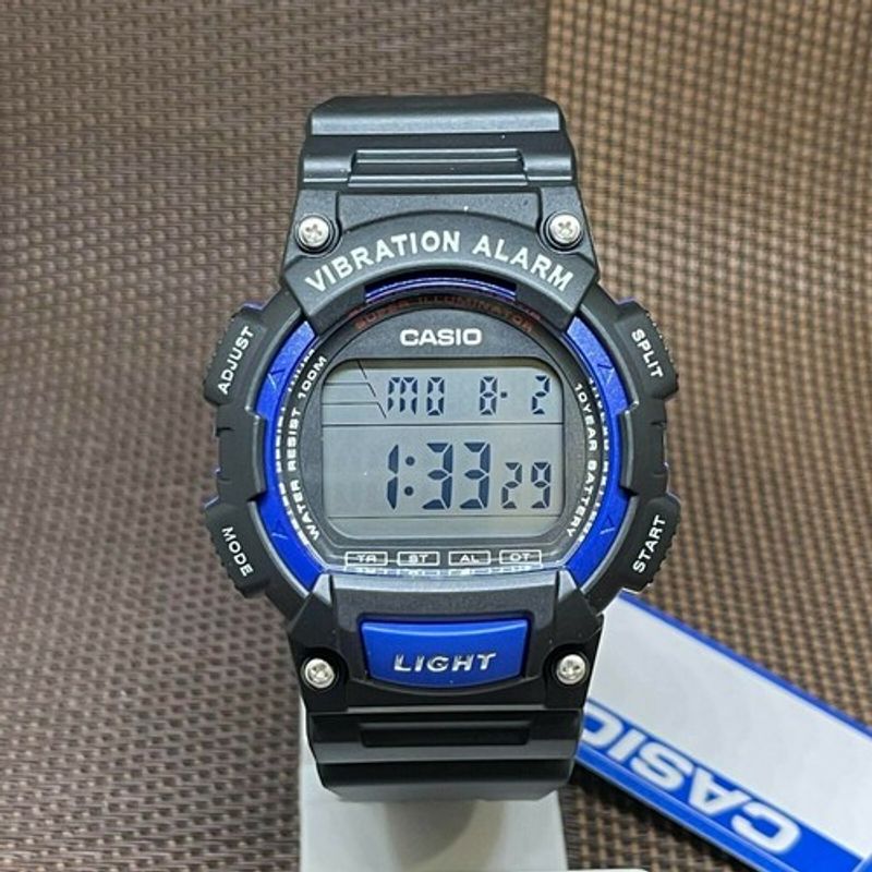 CASIO - RELOJ CASIO W736H-2AV HOMBR DEPORTIVO ALARMA VIBRACION