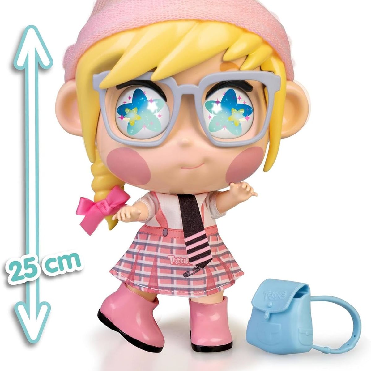 FAMOSA - Trotties Muñeca Emoji Ojos Modelo Lucy