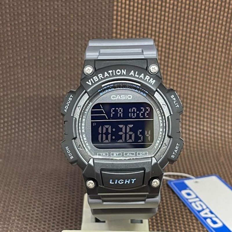 CASIO - RELOJ CASIO W736H-8BV HOMBRE DEPORTIVO ALARMA VIBRACION