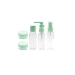 GENERICO - Kit De Viaje Portátil Botella De Vacío Dispensador Líquidos