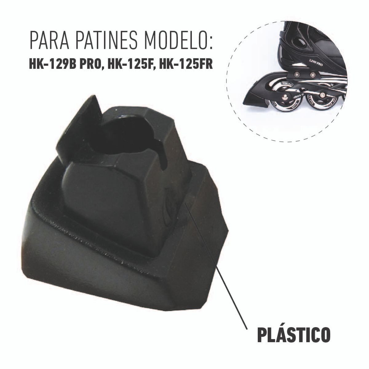 HOOK - Frenos Hook para Patin Fitness Pro 2 Unidades