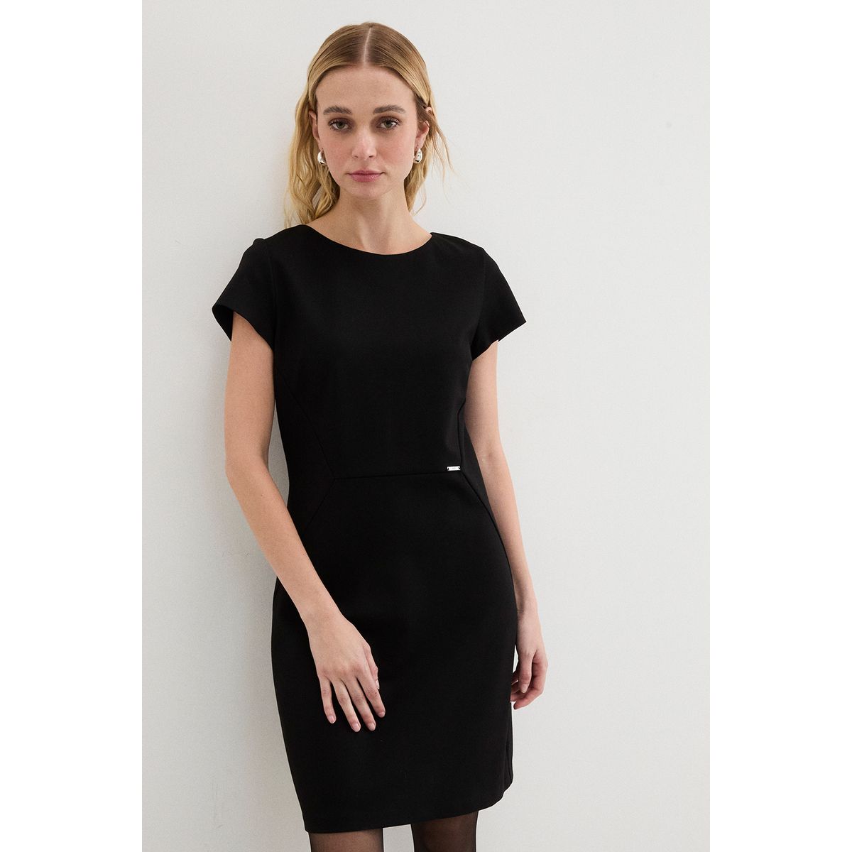 ASH - Vestido Corto Negro Mujer Ash
