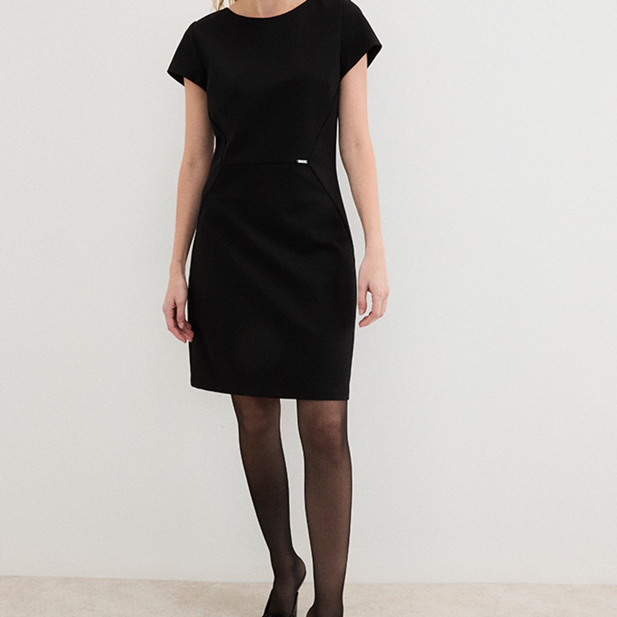 ASH - Vestido Corto Negro Mujer Ash