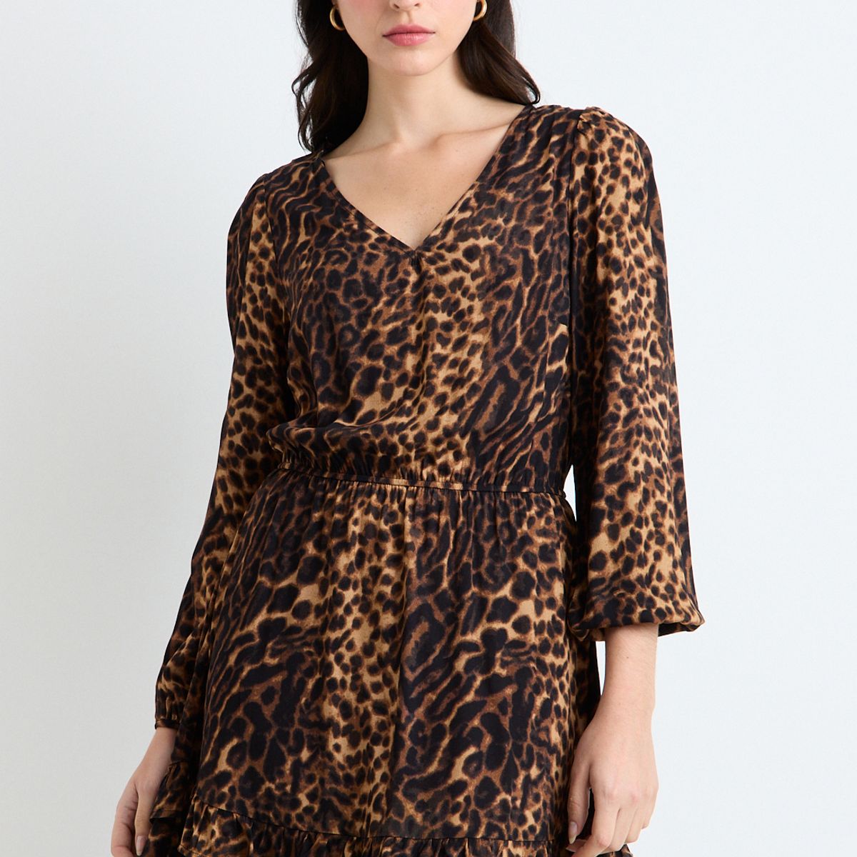 ASH - Vestido Corto Café Mujer Ash