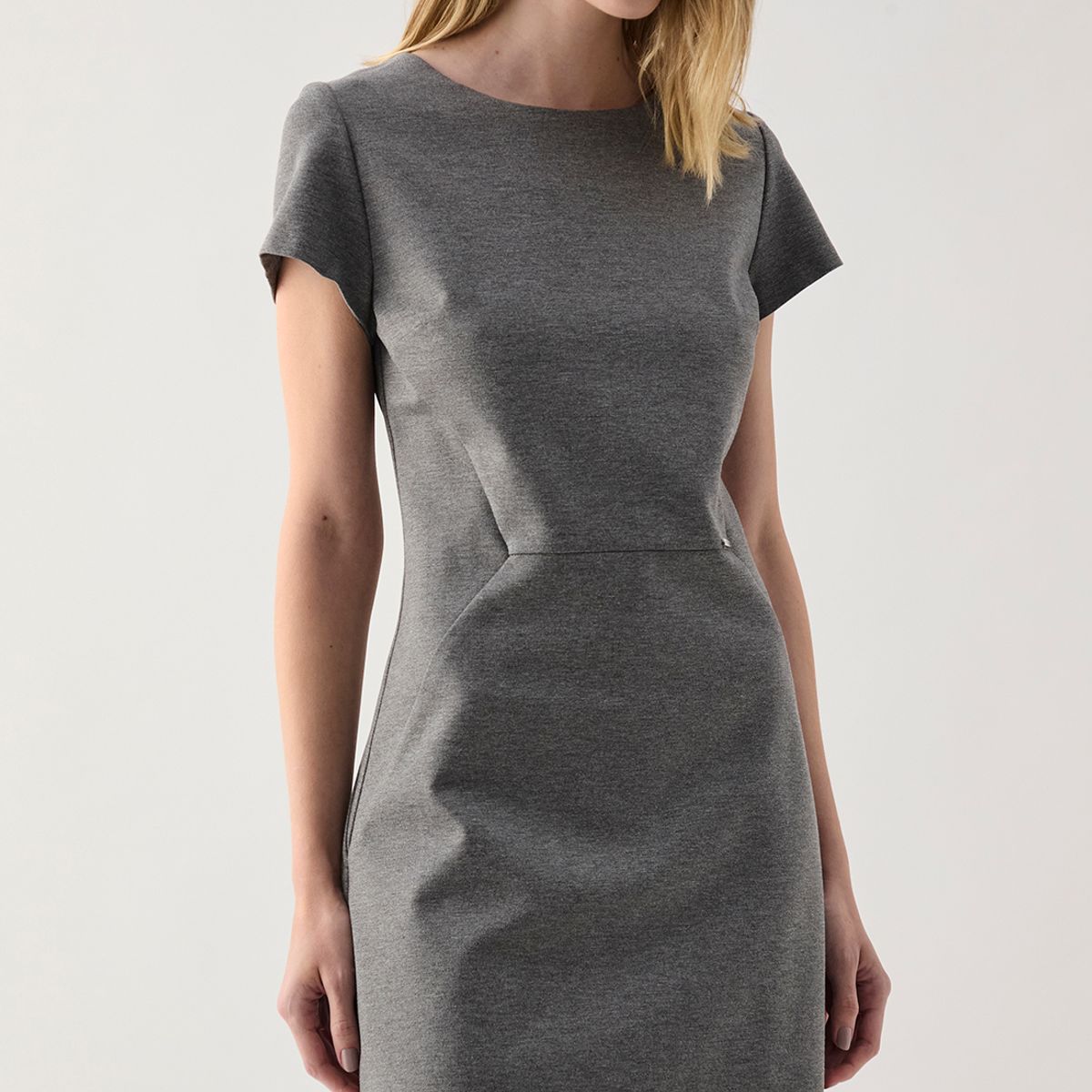 ASH - Vestido Corto Gris Mujer Ash