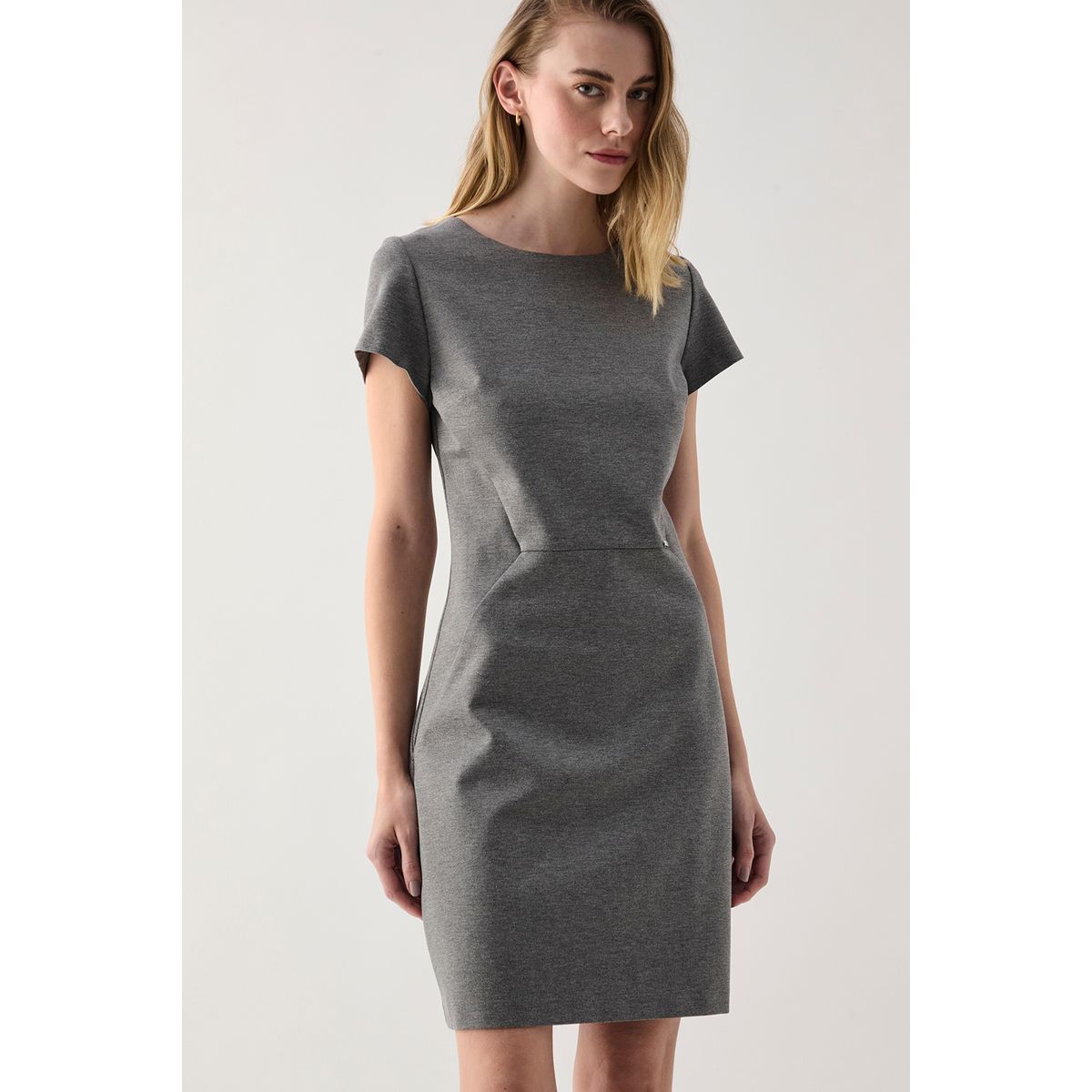 ASH - Vestido Corto Gris Mujer Ash