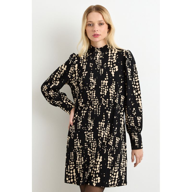 ASH - Vestido Corto Negro Mujer Ash
