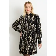 ASH - Vestido Corto Negro Mujer