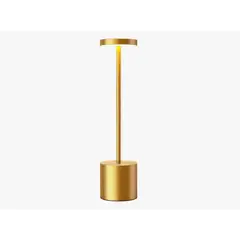 GENERICO - Lámpara De Mesa Recargable Lámpara Inalámbrica Lampara Led Dorado