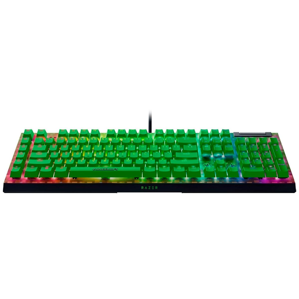 RAZER - Teclado Gamer Razer Blackwidow V4 X Minecraft Edition Green