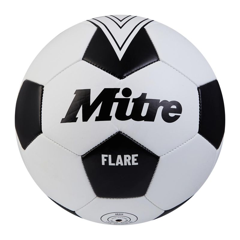 MITRE - Balón de Fútbol Mitre Flare Blanco-Negro