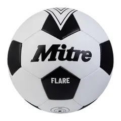 MITRE - Balón de Fútbol Flare Blanco-Negro