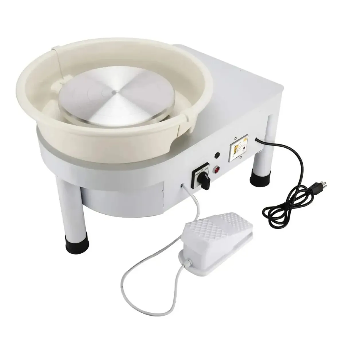 MUNDO MAGIA - Torno Alfarero Eléctrico 350 W Con Pedal Para Greda/ Arcilla