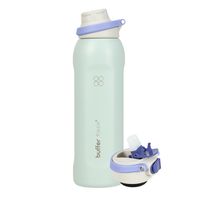 Termo Agua Botella Termica Acero Inox 1L+Tapas - Verde