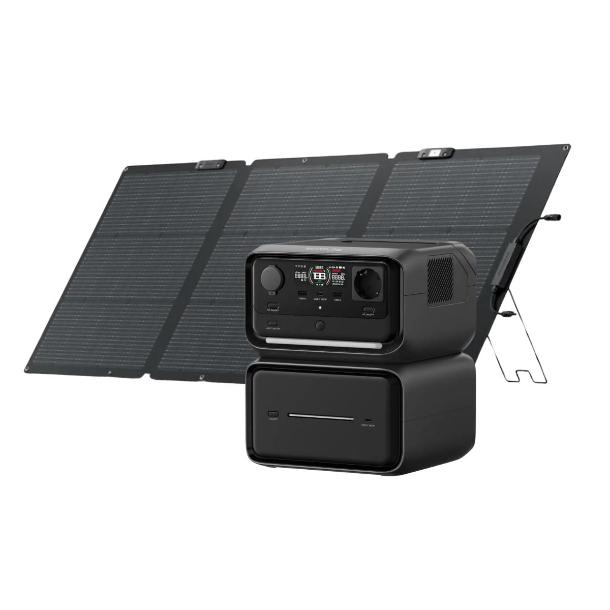 ECOFLOW - EcoFlow Generador River 3 Max Plus + Panel Solar 160W