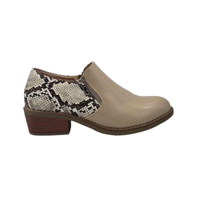 HERIEL - Zapato Bajo Beige Print