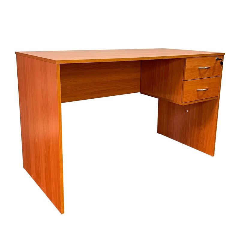 AGM - Escritorio 120cm con 2 Cajones Peral