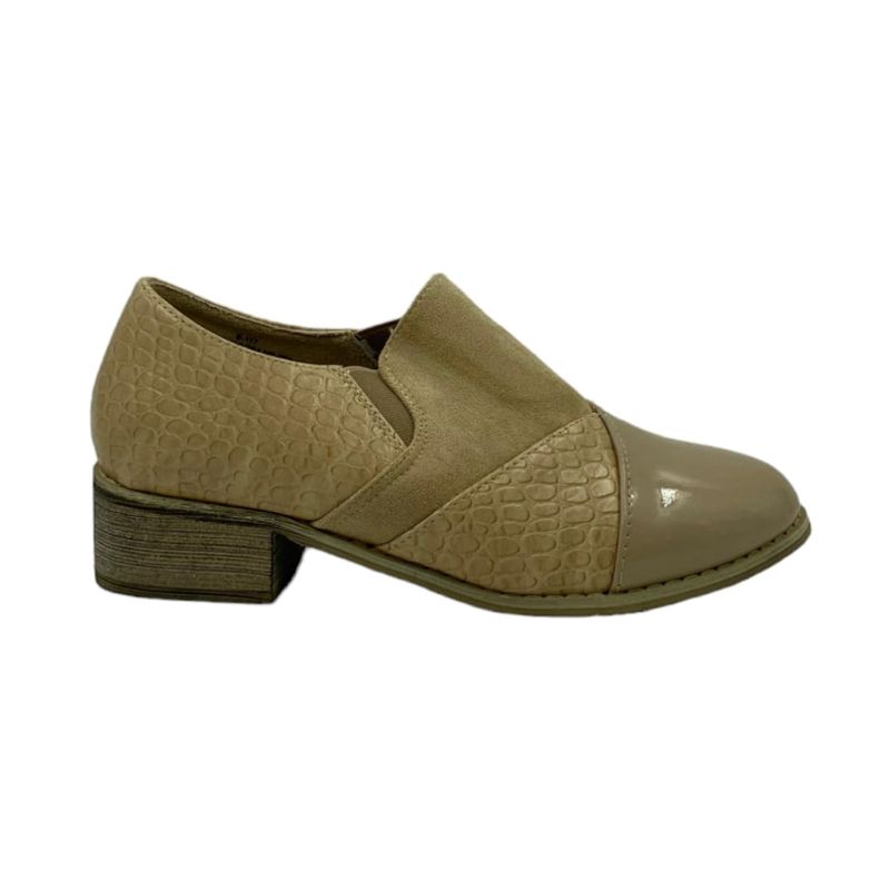 HERIEL - Zapato Beige Charol Mujer