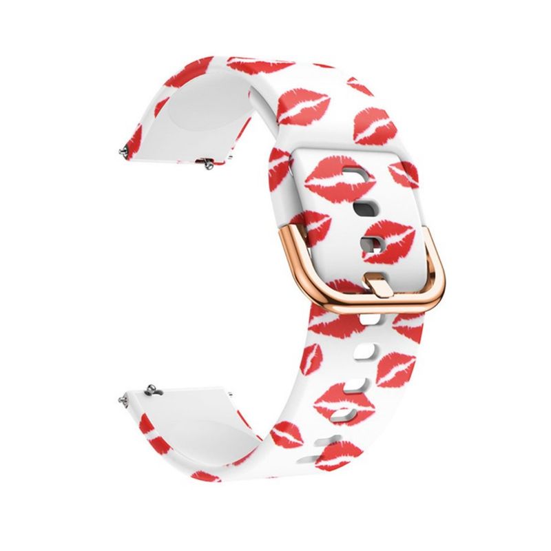 GENERICO - Correa Compatible Samsung Galaxy Watch 5 / 5 Pro Labios Rojo