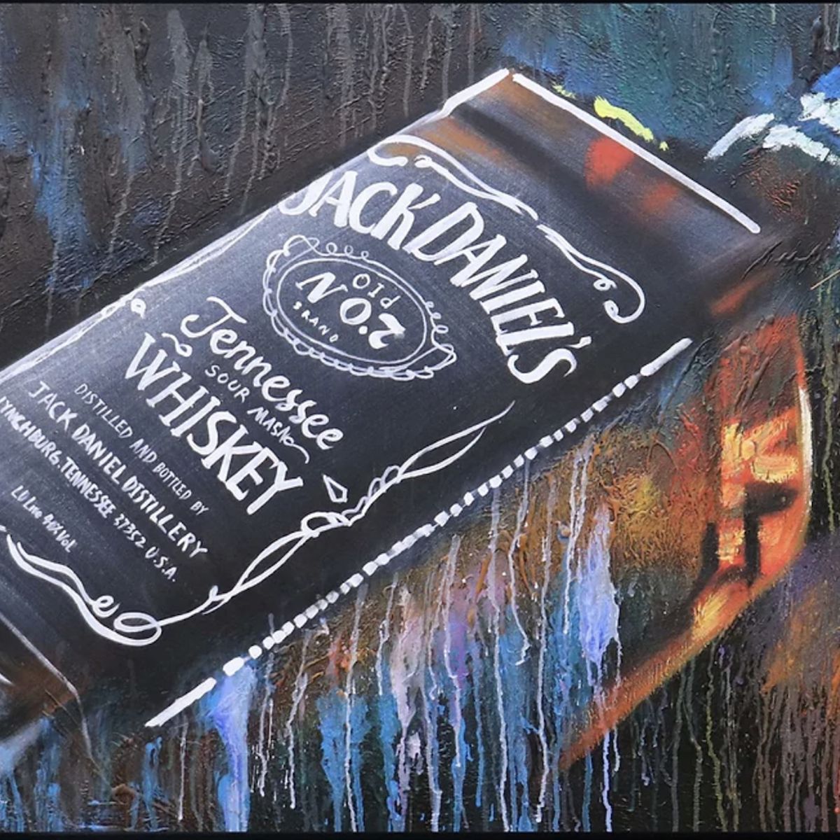 GENERICO - Cuadro Bar Quincho Jack Danield's 90 x 150