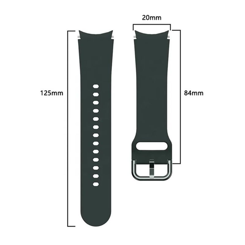 GENERICO - Correa Compatible Samsung Watch Active 1 & 2 Floral 20mm