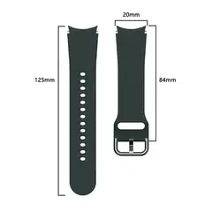 GENERICO - Correa Compatible Samsung Watch Active 1 & 2 Floral 20mm