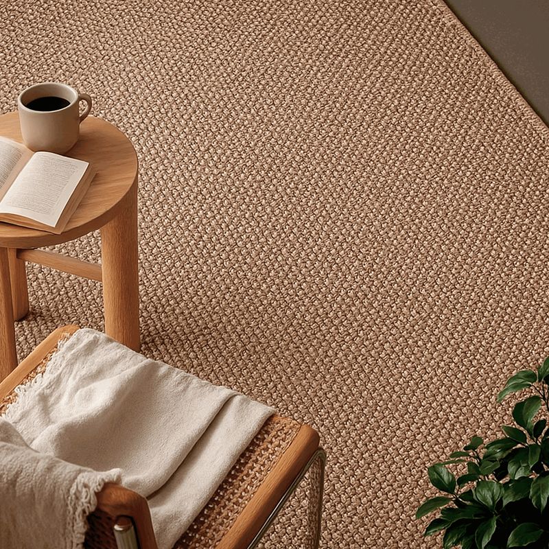 BAZHARS - Alfombra 230X330 cm 100%Pet Reciclado AM Carvin Linen Beige