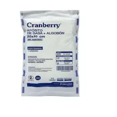 CRANBERRY - Aposito Curacion Gasa Algodon Estéril 20x30 10uds