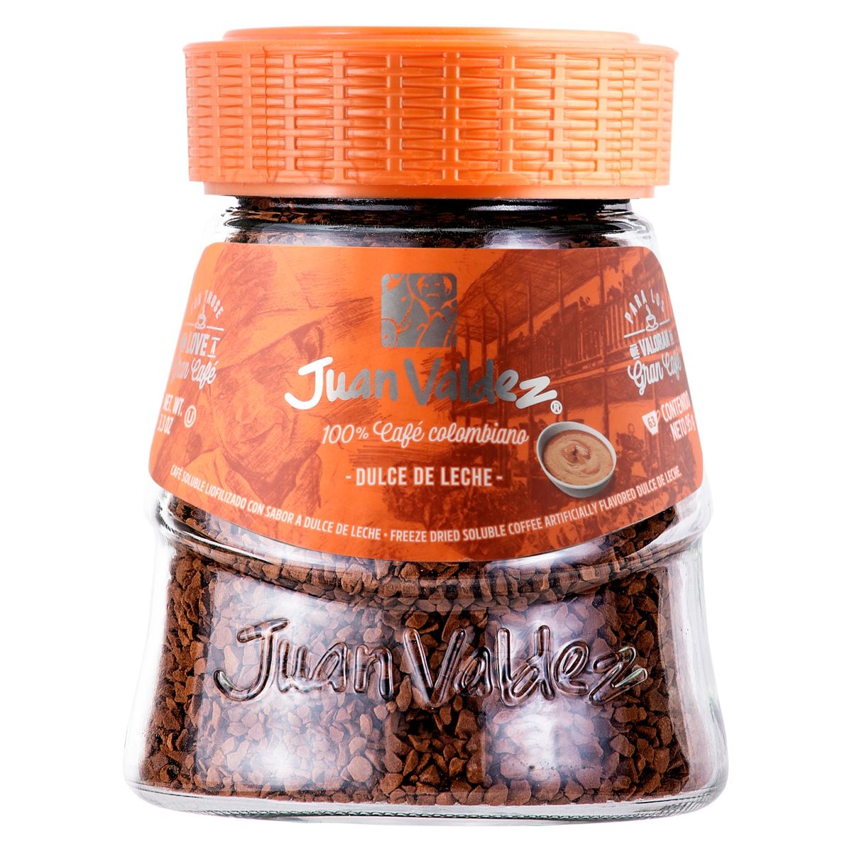 JUAN VALDEZ - Café Soluble Liofilizado Dulce De Leche 95 Gr Juan Valdez