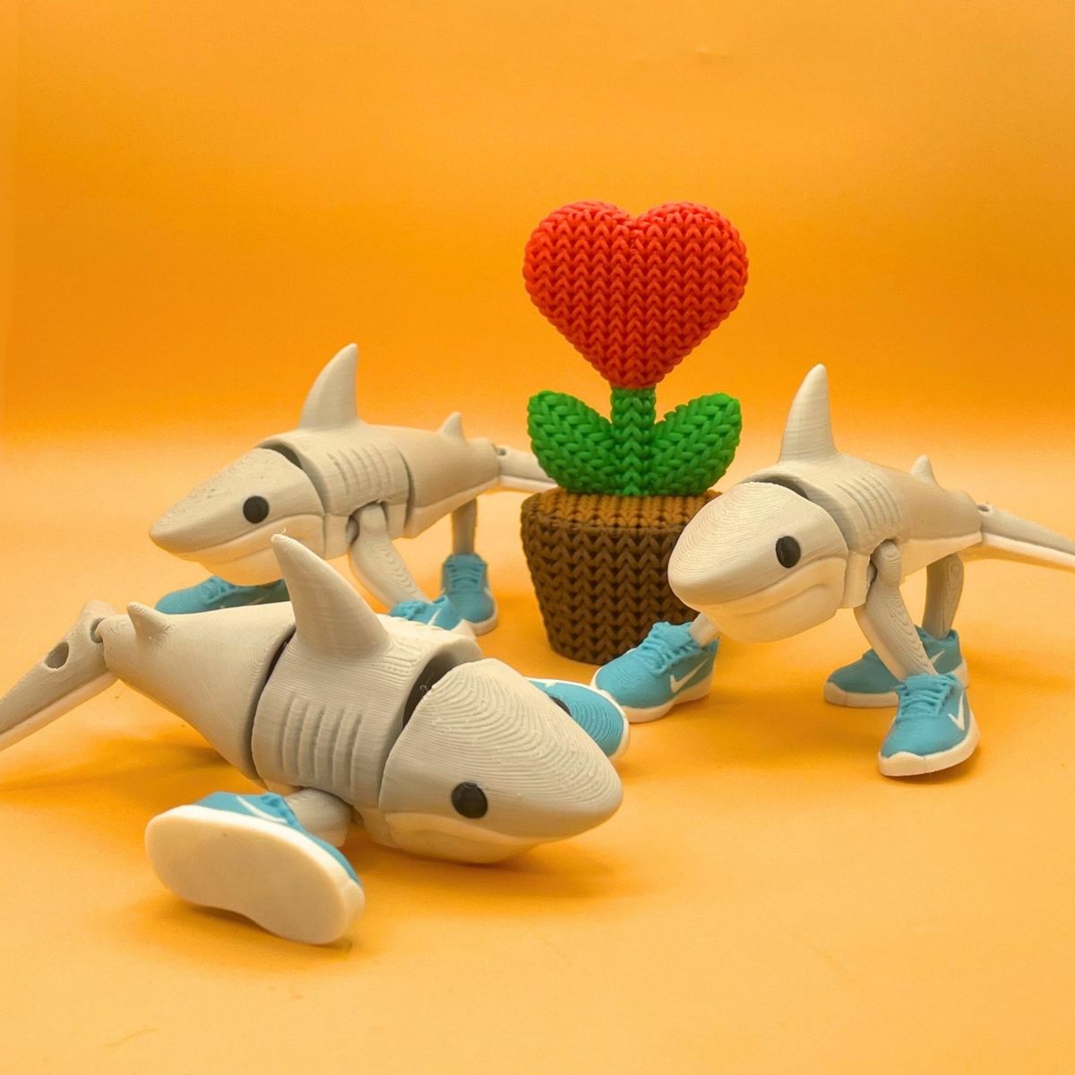 GENERICO - Figura de Acción Tralalero Tralalá - Tiburón Brainroot Articulado Multicolor