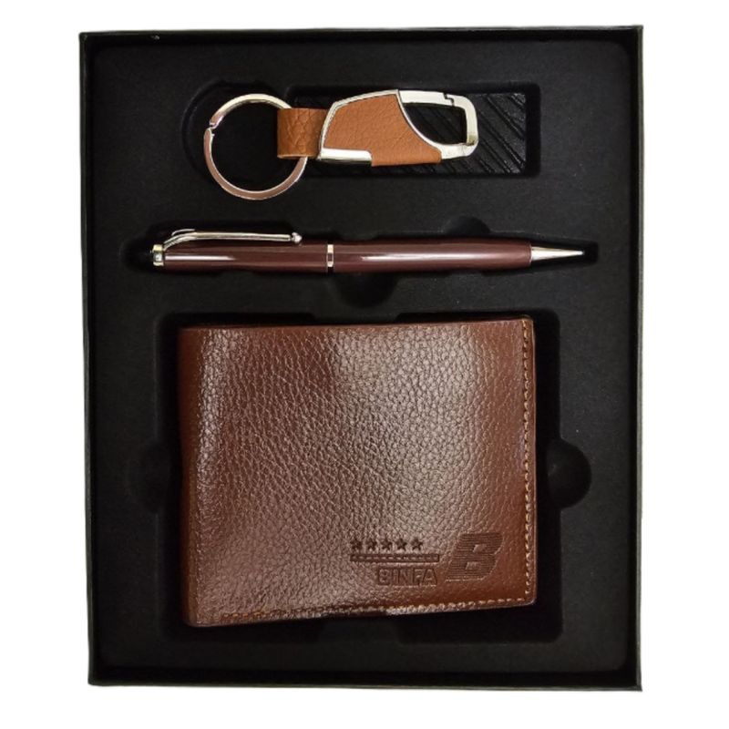 EKOL TACTICA MILITAR - Cartera Billetera Vintage De Cuero Y Llavero Detalle Regalo