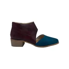 HERIEL - Zapato Azul Bajo Mujer