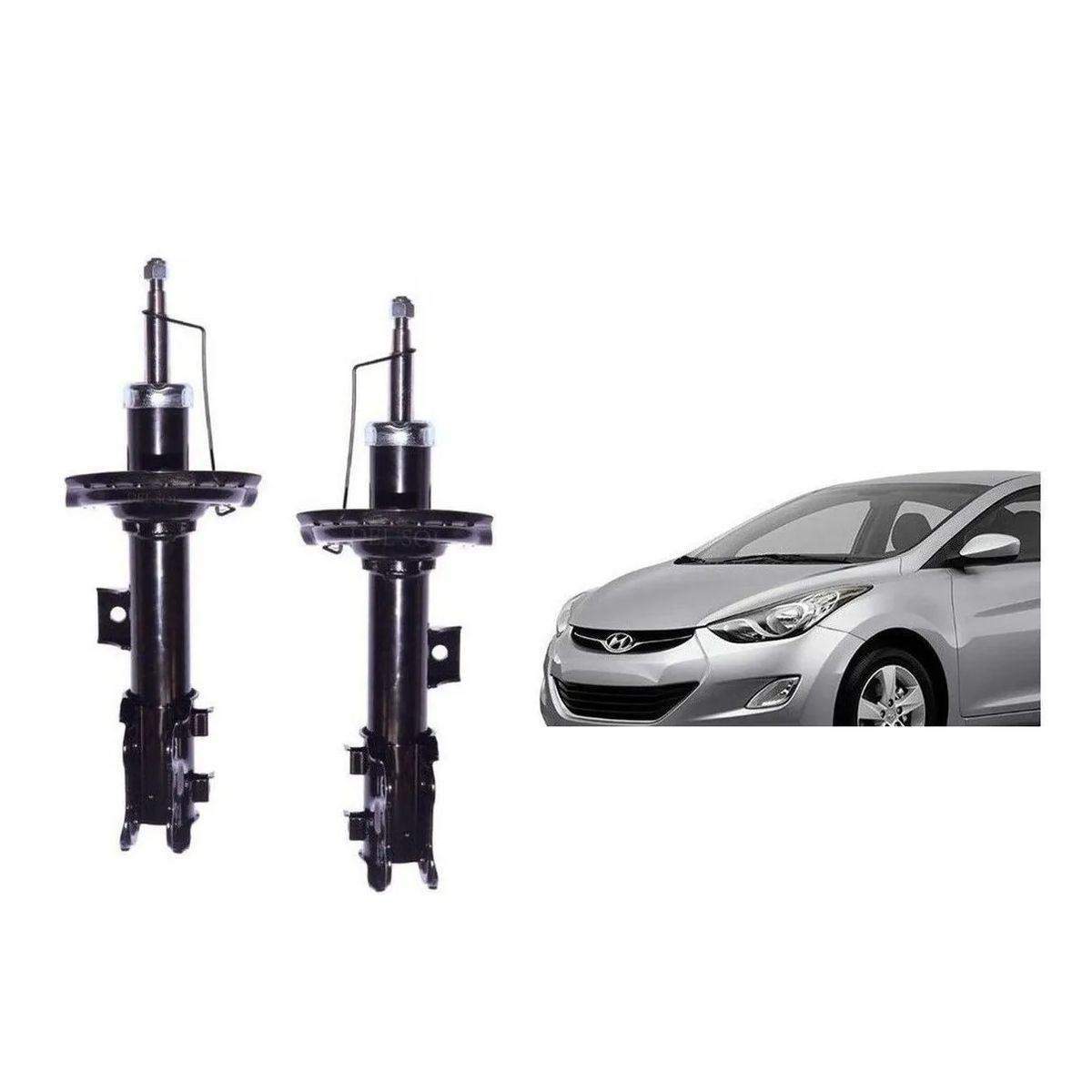 GENERICO - Amortiguador Delantero Para Hyundai Elantra 2011 2016 El Par