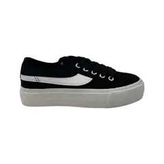 HERIEL - Zapatilla Negra Plataforma Mujer