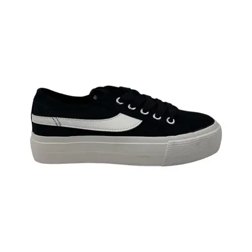 HERIEL - Zapatilla Negra Plataforma Mujer