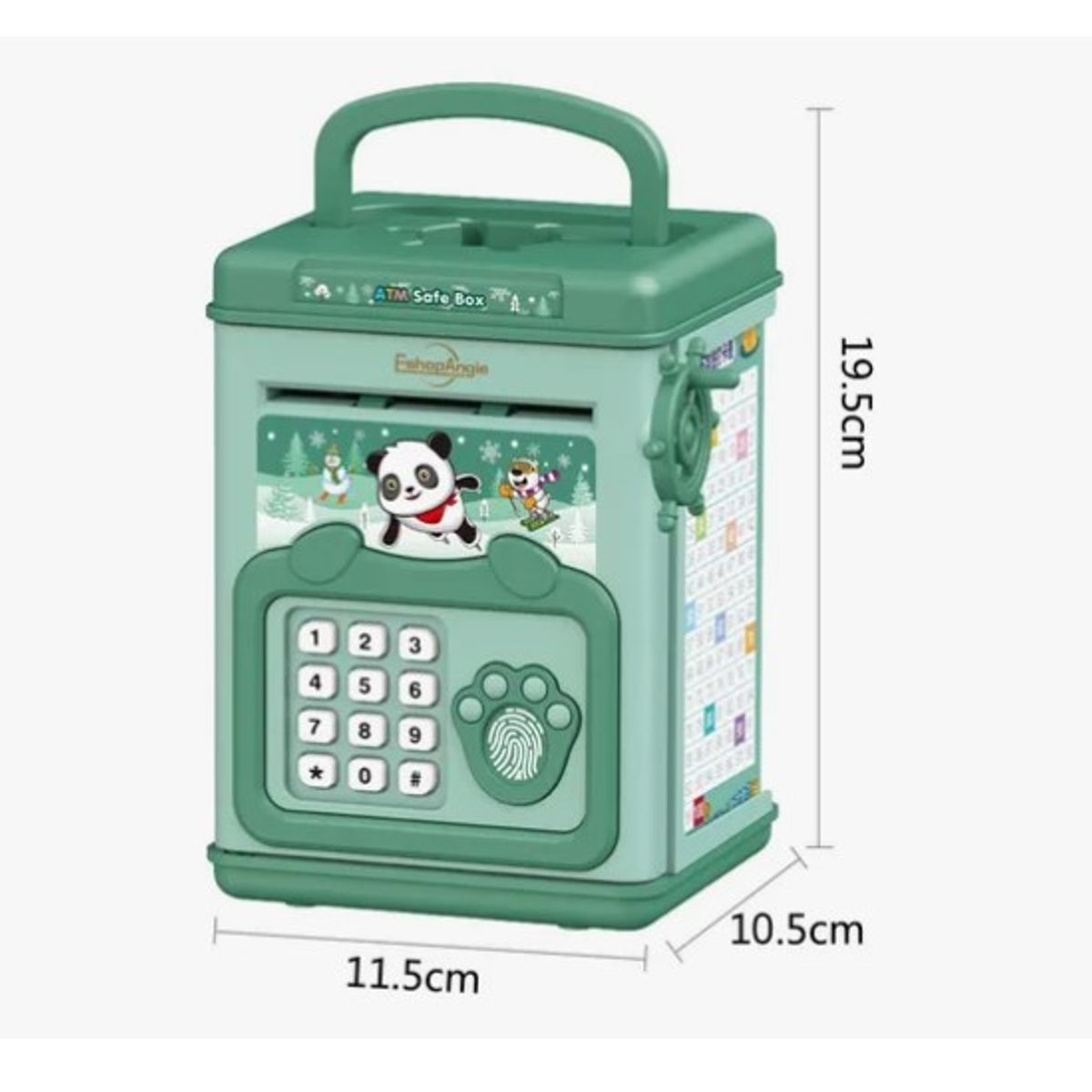 ESHOPANGIE - Alcancía De Ahorro Electrónica Sonido Huella Y Contraseña