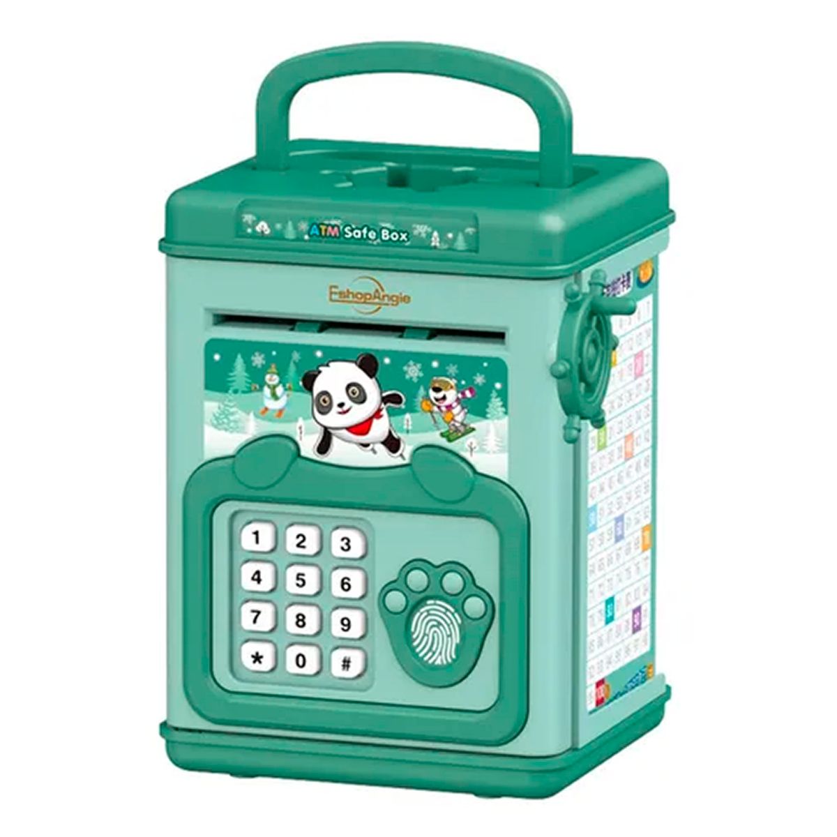 ESHOPANGIE - Alcancía De Ahorro Electrónica Sonido Huella Y Contraseña