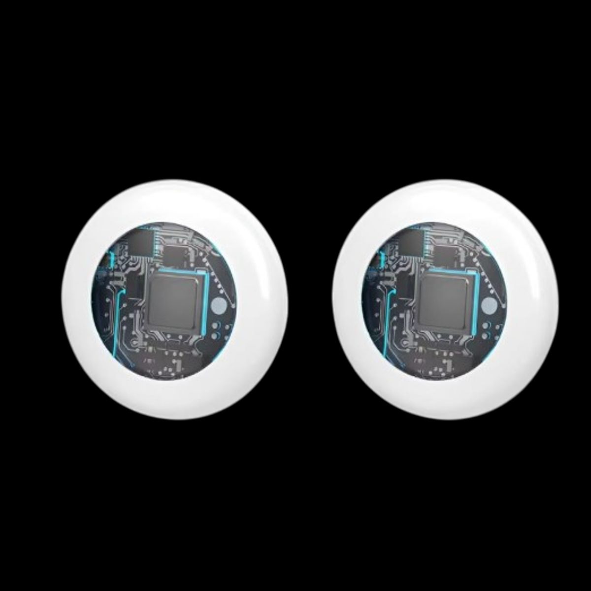 GENERICO - Combo 2 Localizadores de Rastreo Global Compatibles con Apple