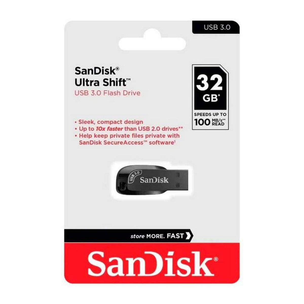 SANDISK - Pendrive Sandisk 32GB Usb 30 Datos Fotos Musica Videos