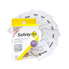 SAFETY 1ST - Pack 10 Pads Aromáticos de Lavanda 3 en 1 Safety para Humificador