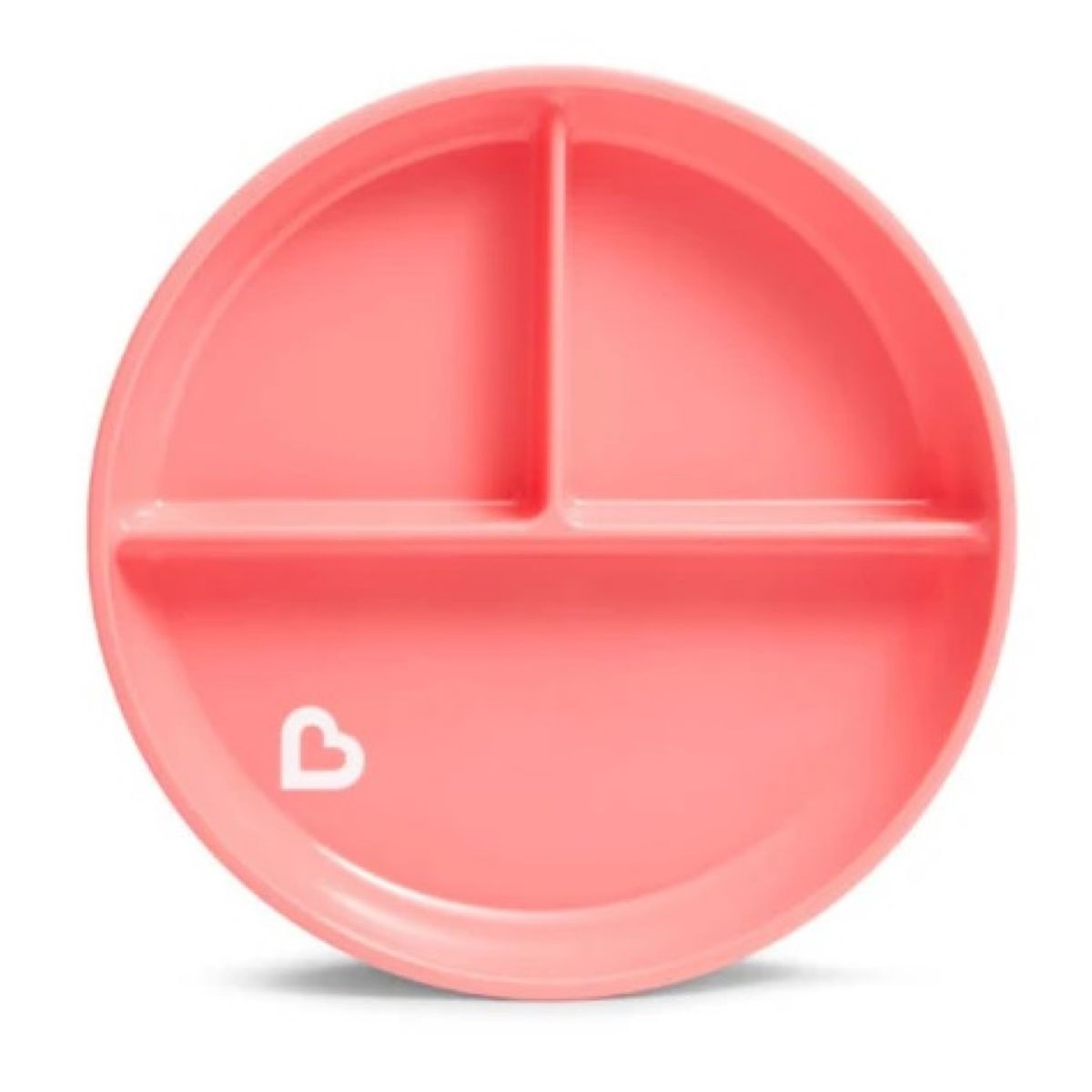 MUNCHKIN - Plato Bebè con succión y División Stay Put Munchkin Rosa