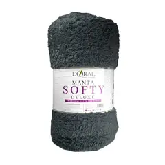 DORAL - Manta Softy Lisa Gris 127×152 cm