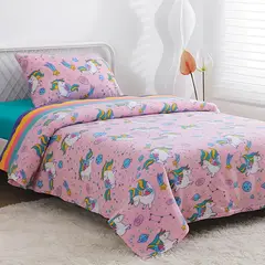 DORAL - Sábanas Polar Kids 1.5 Plazas / Dinosaurios –