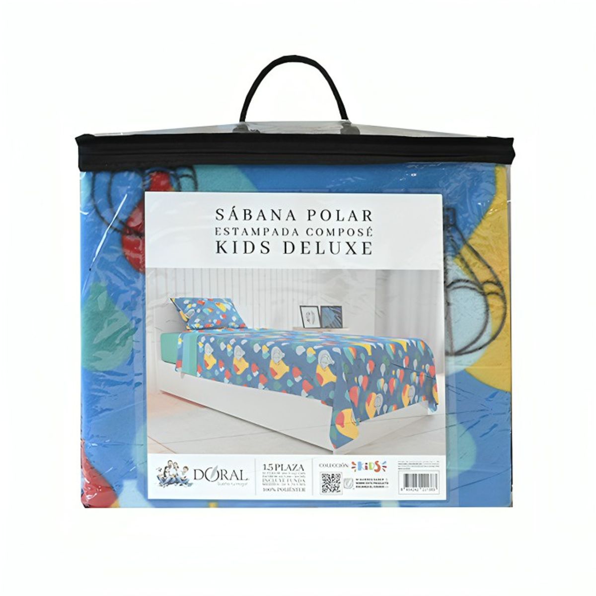 DORAL - Sábanas Polar Kids 1.5 Plazas / Globos – Doral