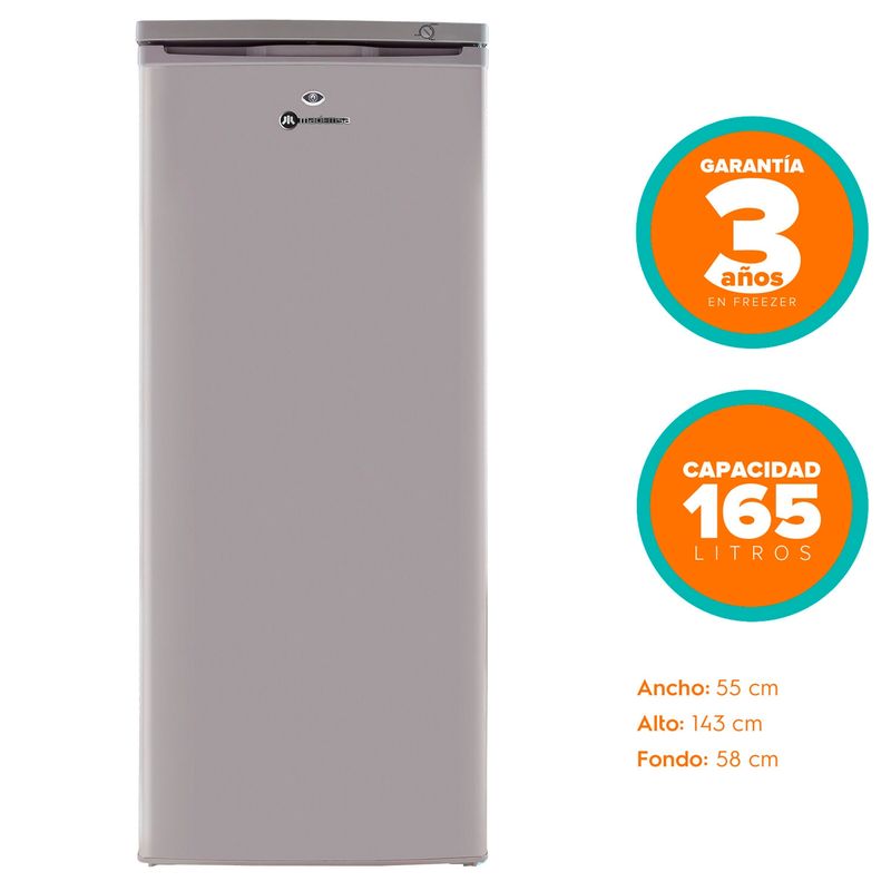 MADEMSA - Congelador Freezer Vertical 165L M-165V