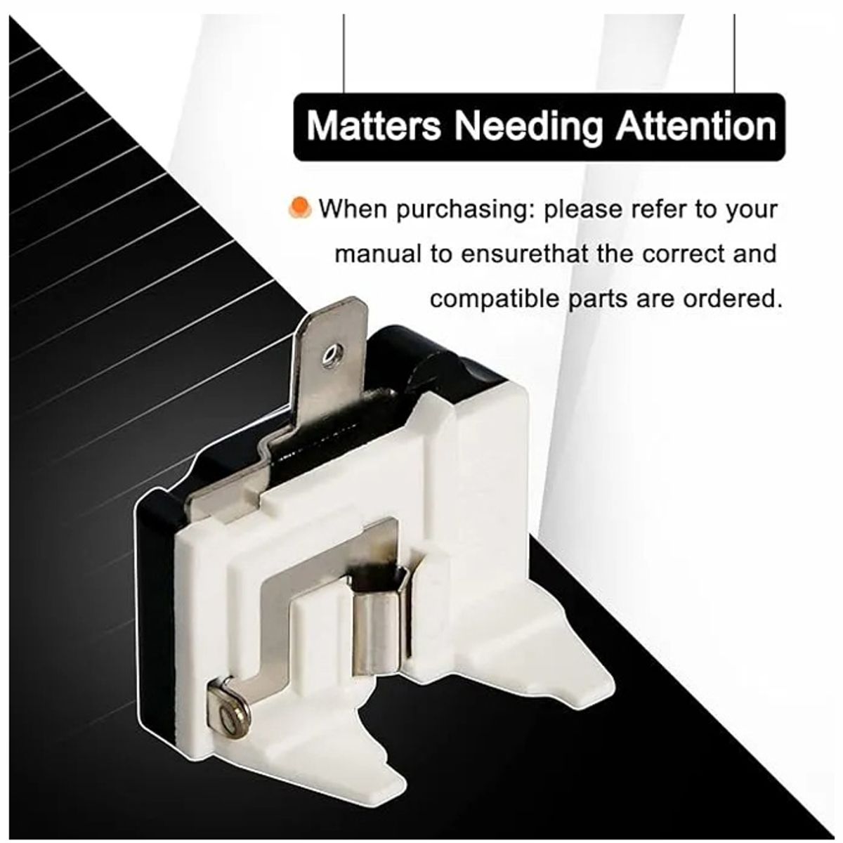 GENERICO - Juego Relé Ptc Partida Compresor 14 Y Térmico Refrigerador