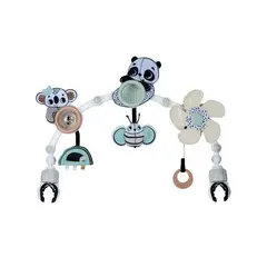 TINY LOVE - Arco Portátil Universal para Coche Blanco y Negro