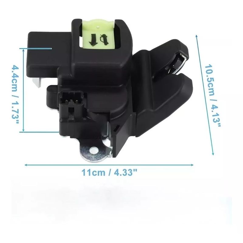GENERICO - Cerradura Maletero Compatible Kia Rio4 Cerato Hyundai Elantr